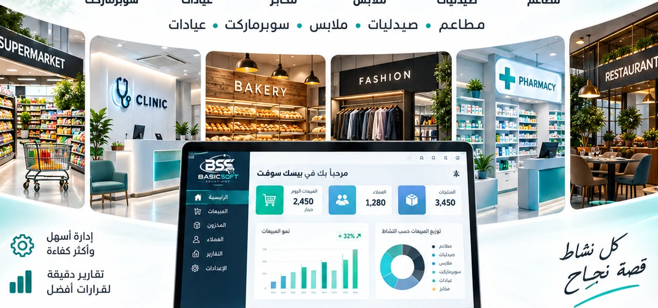 Retail, pharmacy, restaurant and clinic business sectors